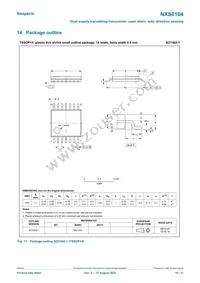 NXS0104GU12X Datasheet Page 16