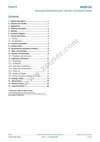 NXS0104GU12X Datasheet Page 21