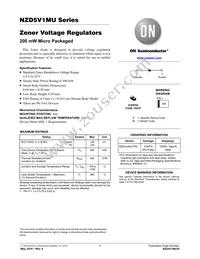 NZD5V6MUT5G Datasheet Cover