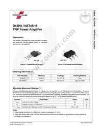 NZT45H8 Datasheet Page 2