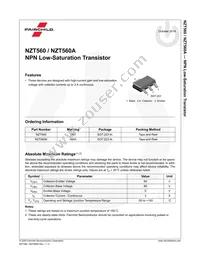 NZT560 Datasheet Page 2