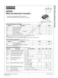 NZT902 Datasheet Page 2