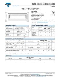 O100H016CBPP5N0000 Datasheet Cover