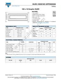 O100H016CGPP5N0000 Datasheet Cover