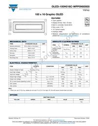 O100H016CWPP5N0000 Datasheet Cover