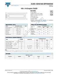 O100H016DBPP5N0000 Datasheet Cover