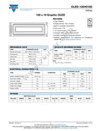 O100H016DRPP5N0000 Datasheet Cover