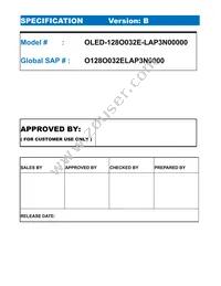 O128O032ELAP3N0000 Datasheet Page 2