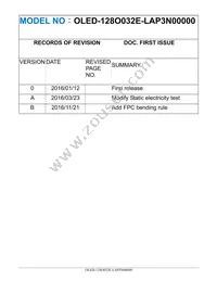 O128O032ELAP3N0000 Datasheet Page 3