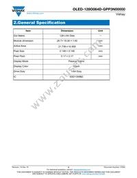 O128O064DGPP3N0000 Datasheet Page 5