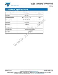 O128O064GGPP3N0000 Datasheet Page 5