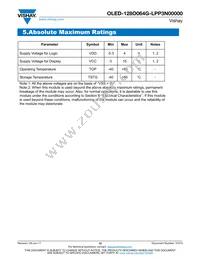 O128O064GLPP3N0000 Datasheet Page 10