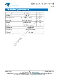 O128O064GWPP3N0000 Datasheet Page 5