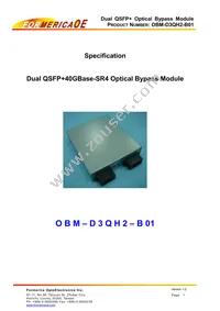 OBM-D3QH2-B01 Datasheet Cover