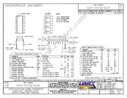 OCP-PCT4216/A Datasheet Cover