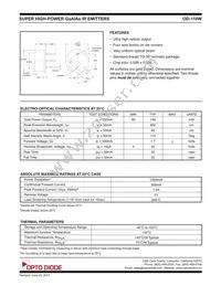 OD-110W Datasheet Cover