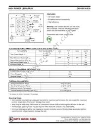 OD-850-30-030 Datasheet Cover