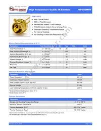 OD-850WHT Datasheet Cover