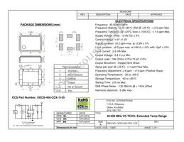 OECS-400-CDX-1155 Datasheet Cover