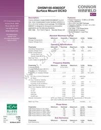 OHSM100-60803CF-020.0M Datasheet Cover