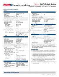 OKI-T/3-W40P-C Datasheet Page 3