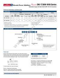 OKI-T/36W-W40P-C Datasheet Page 2
