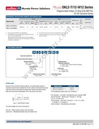 OKL2-T/12-W12P2-C Datasheet Page 2
