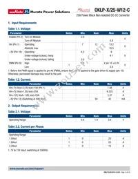 OKLP-X/25-W12-C Datasheet Page 3