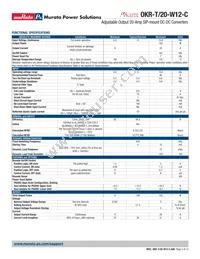 OKR-T/20-W12-C Datasheet Page 3