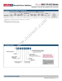 OKX-T/5-D12P-C Datasheet Page 2