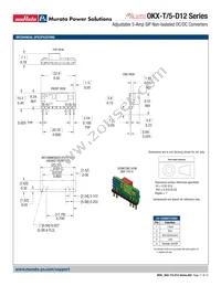 OKX-T/5-D12P-C Datasheet Page 11