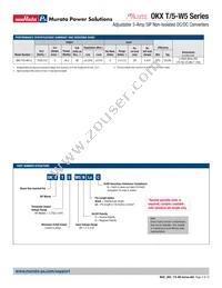 OKX-T/5-W5N-C Datasheet Page 2