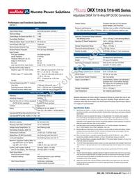 OKX2-T/16-W5N-C Datasheet Page 3