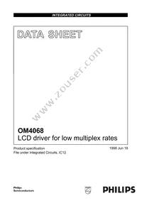 OM4068H/2 Datasheet Cover
