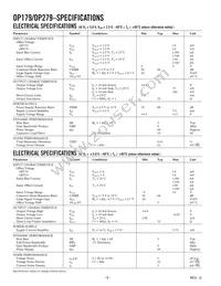 OP179GRTZ-REEL7 Datasheet Page 2