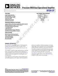 OP284TRZ-EP-R7 Datasheet Cover