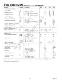 OP285GS-REEL7 Datasheet Page 2
