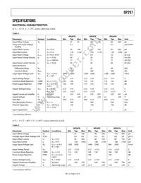 OP297GS-REEL Datasheet Page 3