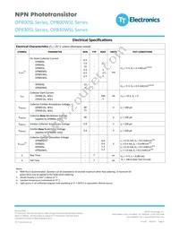 OP803SL Datasheet Page 4