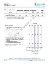 OPA773 Datasheet Page 2