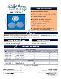 OPAA3WSL Datasheet Cover