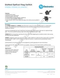 OPB690Z Datasheet Cover