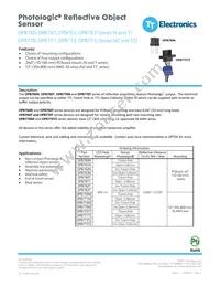 OPB773NZ Datasheet Cover