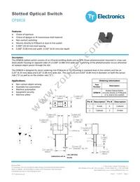 OPB818 Datasheet Cover