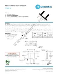 OPB819Z Datasheet Cover