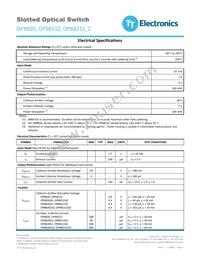 OPB820S3 Datasheet Page 2