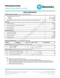 OPB831W51Z Datasheet Page 3