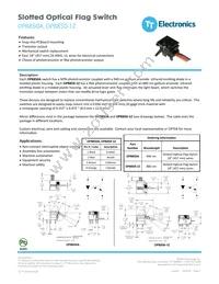 OPB850-1Z Datasheet Cover