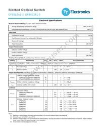 OPB853A2 Datasheet Page 2