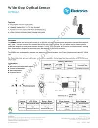 OPB856Z Datasheet Cover